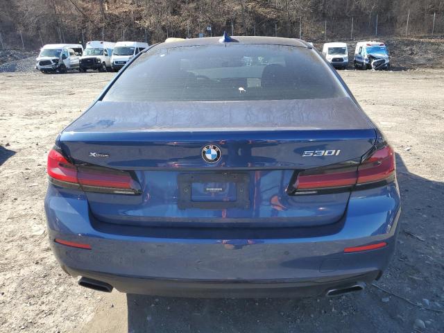 WBA13BJ03MCF13642 - 2021 BMW 530 XI BLUE photo 6