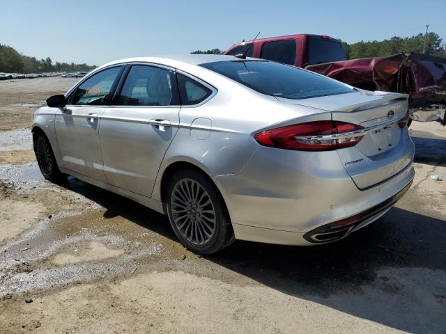 3FA6P0K92HR146449 - 2017 FORD FUSION TITANIUM SILVER photo 2