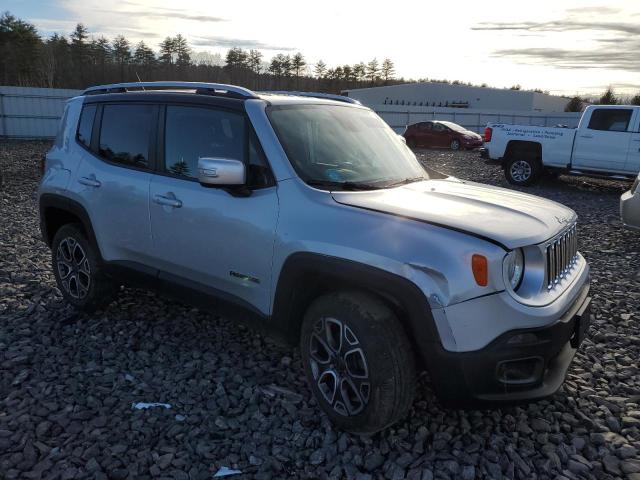 ZACCJBDB3HPE79182 - 2017 JEEP RENEGADE LIMITED SILVER photo 4