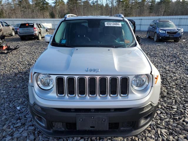 ZACCJBDB3HPE79182 - 2017 JEEP RENEGADE LIMITED SILVER photo 5