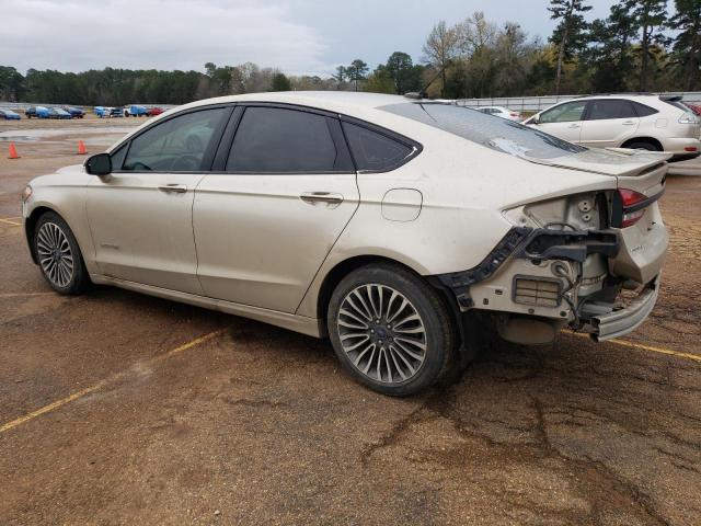 3FA6P0RU7JR226295 - 2018 FORD FUSION TITANIUM/PLATINUM HEV CREAM photo 2