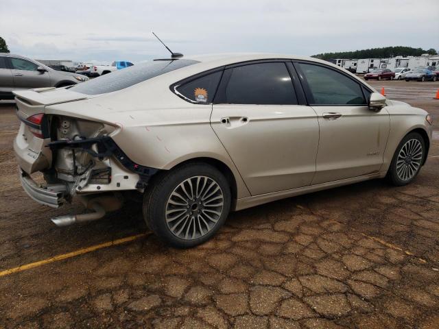 3FA6P0RU7JR226295 - 2018 FORD FUSION TITANIUM/PLATINUM HEV CREAM photo 3