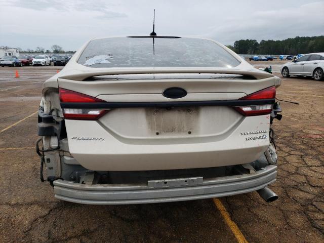 3FA6P0RU7JR226295 - 2018 FORD FUSION TITANIUM/PLATINUM HEV CREAM photo 6