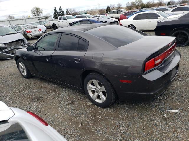 2C3CDXBG0DH638663 - 2013 DODGE CHARGER SE CHARCOAL photo 2