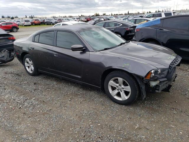 2C3CDXBG0DH638663 - 2013 DODGE CHARGER SE CHARCOAL photo 4