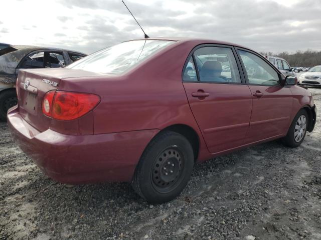 1NXBR32E63Z023087 - 2003 TOYOTA COROLLA CE RED photo 3