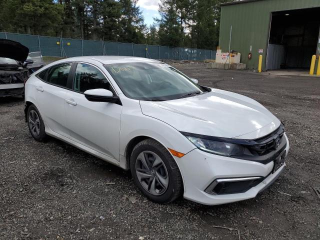 19XFC2F63KE208747 - 2019 HONDA CIVIC LX WHITE photo 4