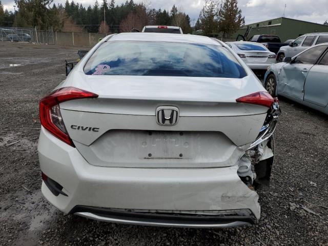 19XFC2F63KE208747 - 2019 HONDA CIVIC LX WHITE photo 6