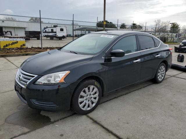 1N4AB7AP6DN905795 - 2013 NISSAN SENTRA S BLACK photo 1