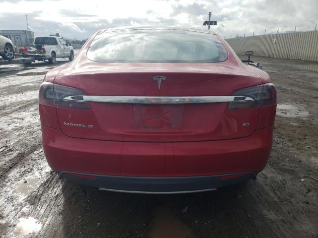 5YJSA1CNXDFP27429 - 2013 TESLA MODEL S 红色 照片 6