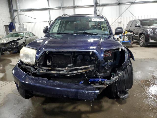 JTEBU14R68K014282 - 2008 TOYOTA 4RUNNER SR5 BLUE photo 5