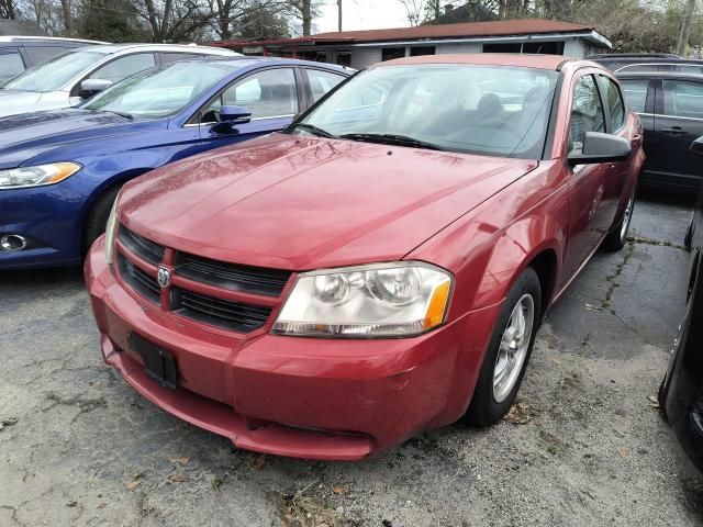 1B3LC46K38N688385 - 2008 DODGE AVENGER SE RED photo 2