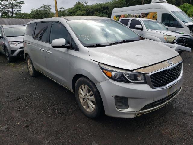 KNDMA5C15G6120514 - 2016 KIA SEDONA L SILVER photo 4