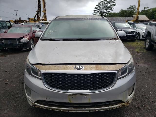 KNDMA5C15G6120514 - 2016 KIA SEDONA L SILVER photo 5