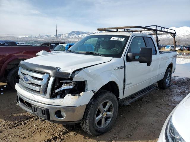 1FTFX1ET3CFA48799 - 2012 FORD F150 SUPER CAB WHITE photo 1