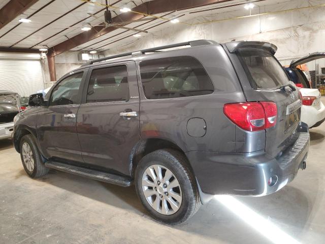 5TDYY5G12ES055061 - 2014 TOYOTA SEQUOIA PLATINUM GRAY photo 2