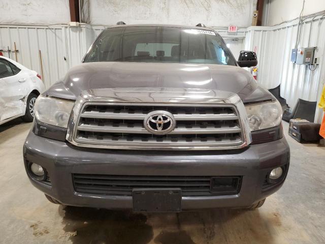 5TDYY5G12ES055061 - 2014 TOYOTA SEQUOIA PLATINUM GRAY photo 5