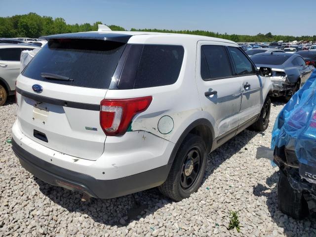 1FM5K8AR3GGC15297 - 2016 FORD EXPLORER POLICE INTERCEPTOR WHITE photo 3