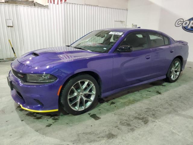 2C3CDXHG1PH615856 - 2023 DODGE CHARGER GT PURPLE photo 1