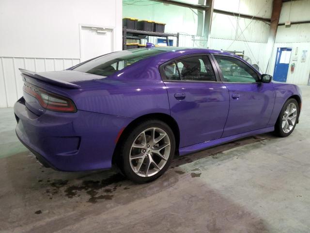 2C3CDXHG1PH615856 - 2023 DODGE CHARGER GT PURPLE photo 3