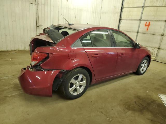 1G1PF5SC1C7349237 - 2012 CHEVROLET CRUZE LT RED photo 3