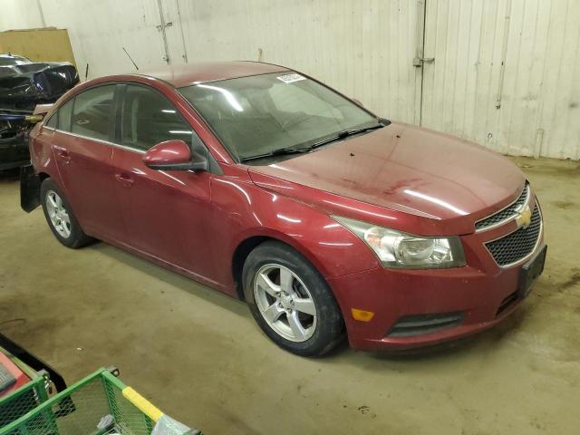 1G1PF5SC1C7349237 - 2012 CHEVROLET CRUZE LT RED photo 4