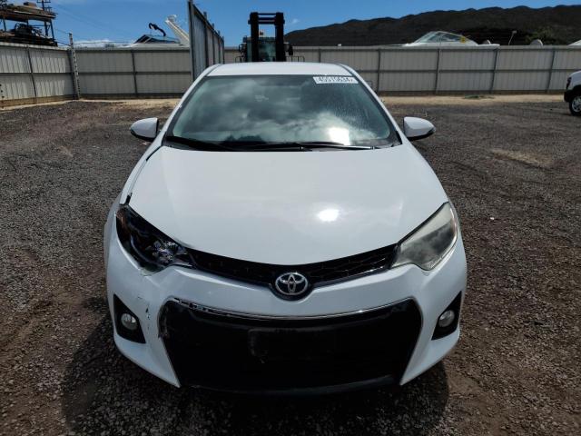 5YFBURHE5FP203577 - 2015 TOYOTA COROLLA L WHITE photo 5