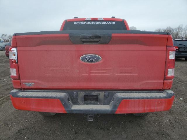 1FTFW1E51PKE94919 - 2023 FORD F150 SUPERCREW RED photo 6