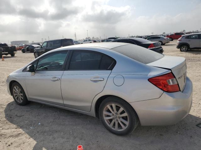 2HGFB2F95CH548812 - 2012 HONDA CIVIC EXL SILVER photo 2