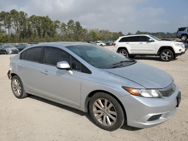 2HGFB2F95CH548812 - 2012 HONDA CIVIC EXL SILVER photo 4