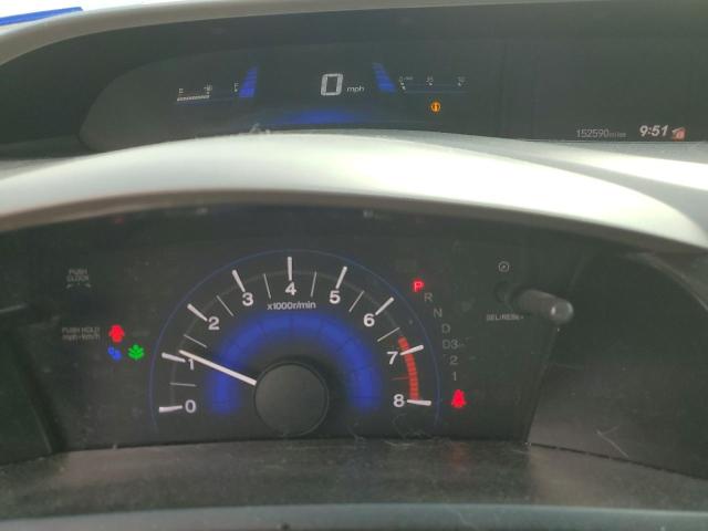 2HGFB2F95CH548812 - 2012 HONDA CIVIC EXL ვერცხლისფერი ფოტო 9