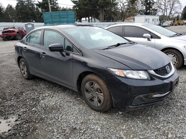 19XFB2F52EE055096 - 2014 HONDA CIVIC LX BLACK photo 4