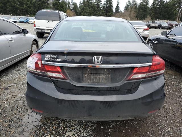 19XFB2F52EE055096 - 2014 HONDA CIVIC LX BLACK photo 6