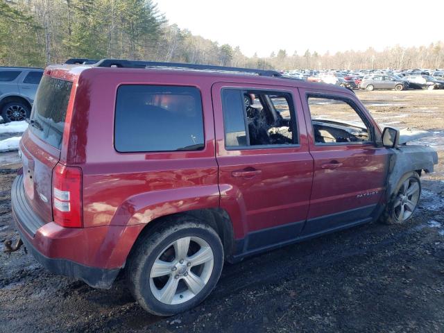 1C4NJRFB8ED617050 - 2014 JEEP PATRIOT LATITUDE BURGUNDY photo 3