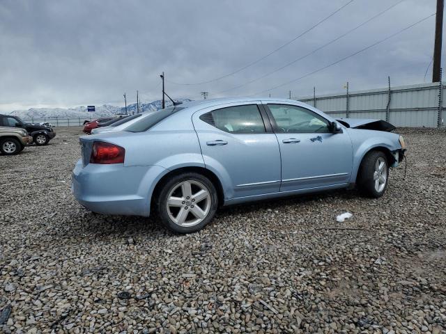 1C3CDZCB4DN740764 - 2013 DODGE AVENGER SXT BLUE photo 3