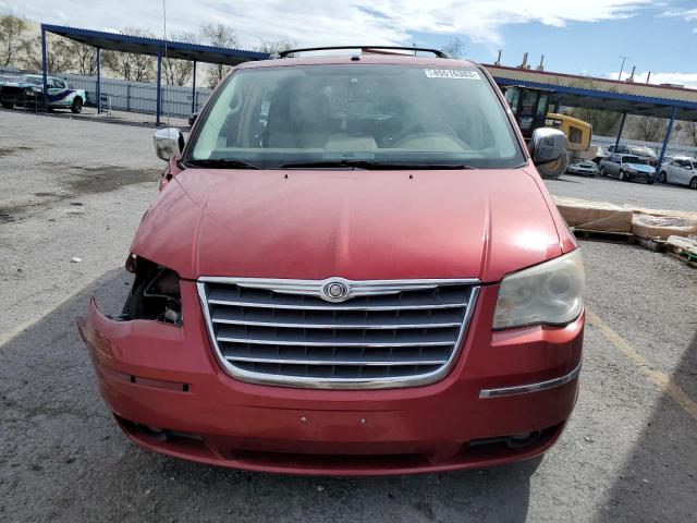 2A8HR64X08R718578 - 2008 CHRYSLER TOWN & COU LIMITED BURGUNDY photo 5