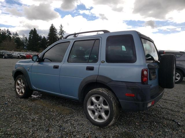 SALNY22252A390902 - 2002 LAND ROVER FREELANDER SE BLUE photo 2