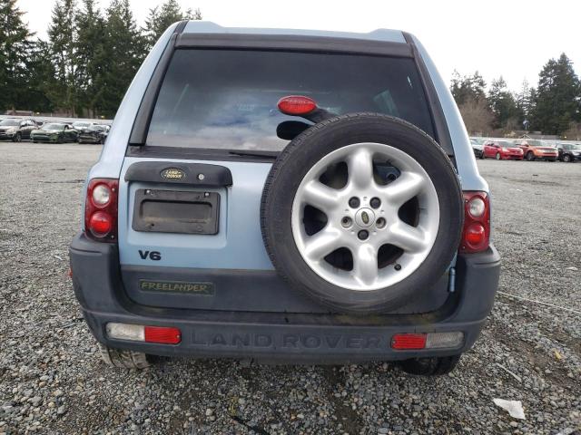 SALNY22252A390902 - 2002 LAND ROVER FREELANDER SE BLUE photo 6