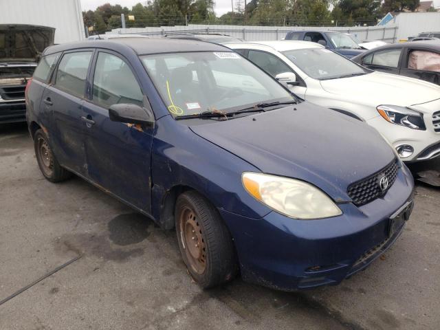 2T1KR32E33C078162 - 2003 TOYOTA MATRIX XR BLUE photo 1