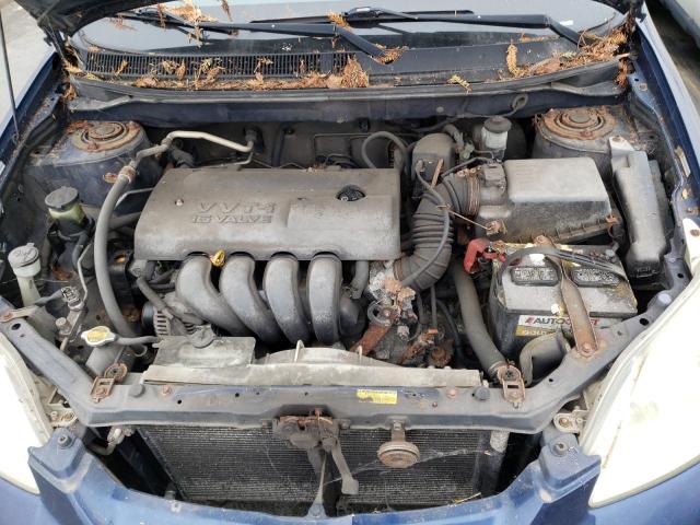 2T1KR32E33C078162 - 2003 TOYOTA MATRIX XR BLUE photo 7
