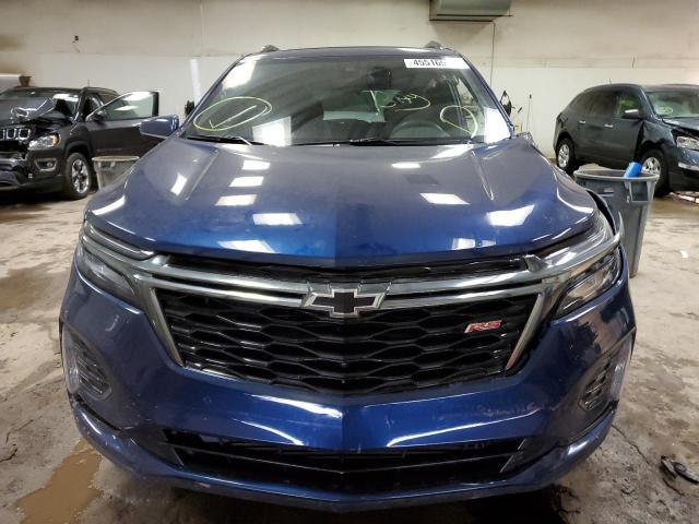 2GNAXWEVXN6117615 - 2022 CHEVROLET EQUINOX RS BLUE photo 5