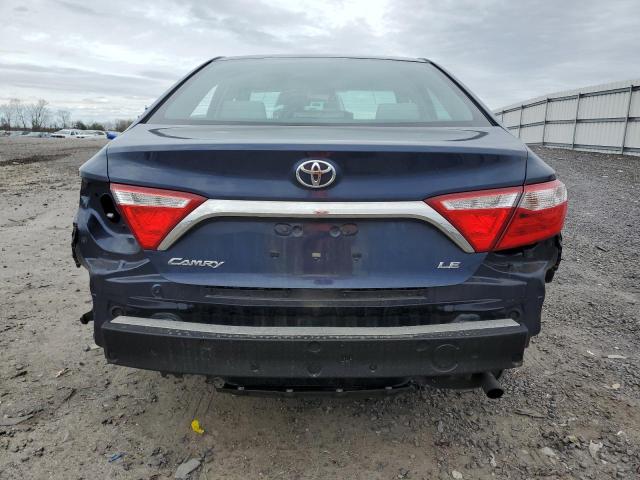 4T4BF1FK0GR544332 - 2016 TOYOTA CAMRY LE BLUE photo 6