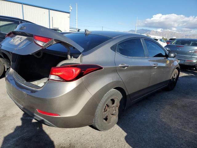 5NPDH4AE7EH538037 - 2014 HYUNDAI ELANTRA SE GRAY photo 3