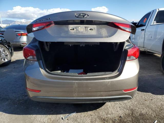 5NPDH4AE7EH538037 - 2014 HYUNDAI ELANTRA SE GRAY photo 6