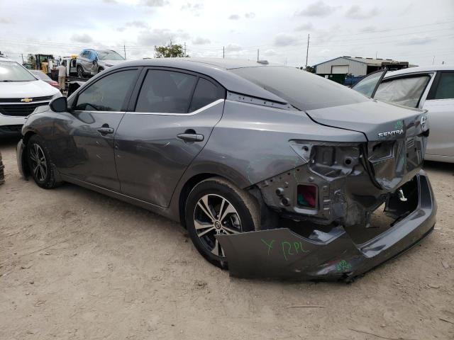 3N1AB8CV1PY274332 - 2023 NISSAN SENTRA SV GRAY photo 2