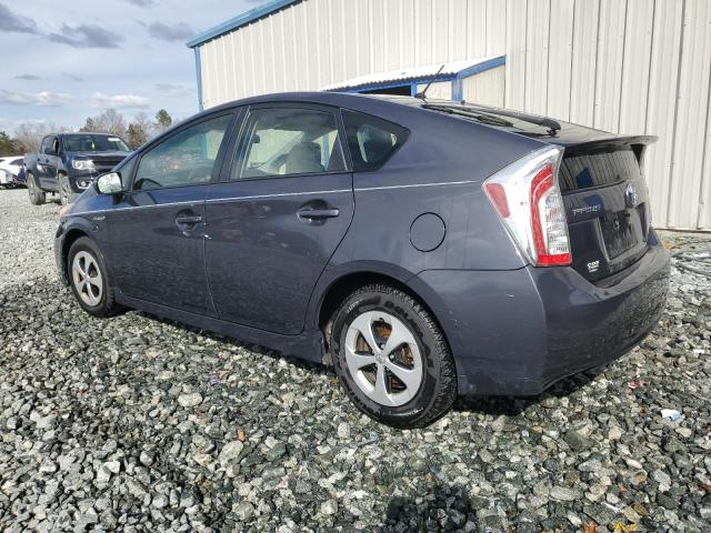 JTDKN3DU9C1573096 - 2012 TOYOTA PRIUS GRAY photo 2