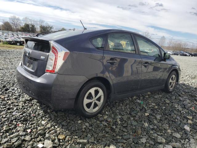 JTDKN3DU9C1573096 - 2012 TOYOTA PRIUS GRAY photo 3