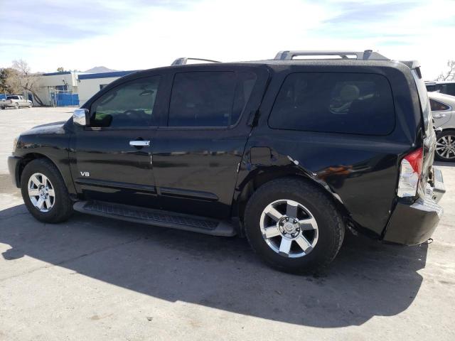 5N1BA08A07N711788 - 2007 NISSAN ARMADA SE BLACK photo 2