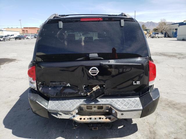 5N1BA08A07N711788 - 2007 NISSAN ARMADA SE BLACK photo 6