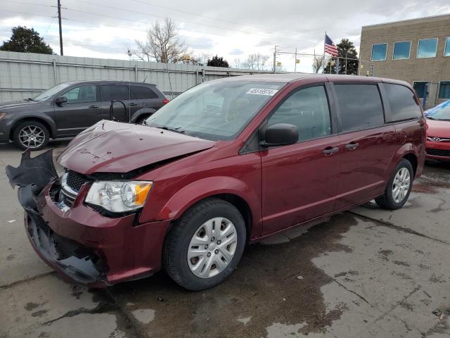 2C4RDGBG9KR503940 - 2019 DODGE GRAND CARA SE BURGUNDY photo 1